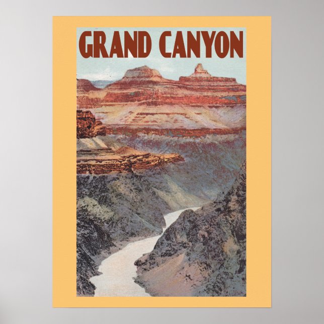 Grand Canyon Vintage Poster (Vorne)
