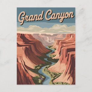 Grand Canyon Vintage Postkarte