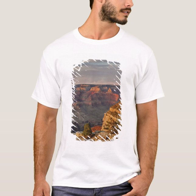 Grand Canyon vom Südrand bei Sonnenuntergang, 2 T-Shirt (Vorderseite)
