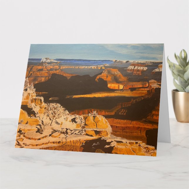 Grand Canyon von Gary Poling Karte (Kleine Pflanze)