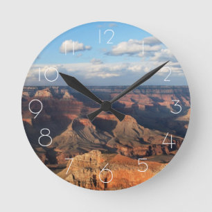 Grand Canyon von South Rim in Arizona Runde Wanduhr