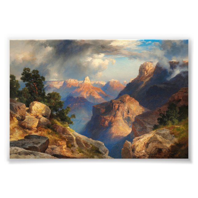 Grand Canyon von Thomas Moran Fotodruck (Vorne)
