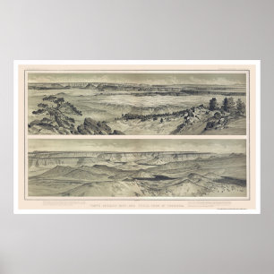 Grand Canyon von Trumbull Print 1882 Poster