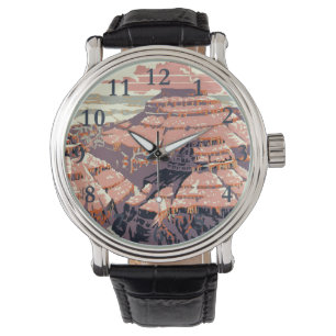 Grand Canyon Western Graphic Art American Armbanduhr