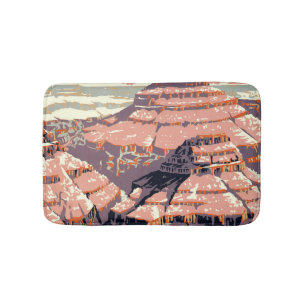 Grand Canyon Western Graphic Art American Badematte