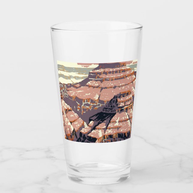 Grand Canyon Western Graphic Art American Glas (Vorderseite)