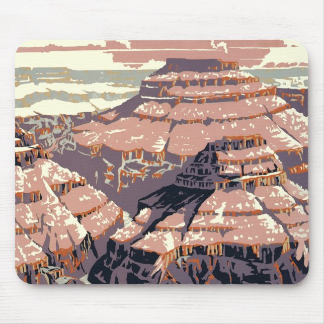 Grand Canyon Western Graphic Art American Mousepad (Vorne)
