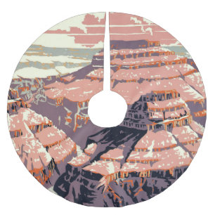 Grand Canyon Western Graphic Art American Polyester Weihnachtsbaumdecke