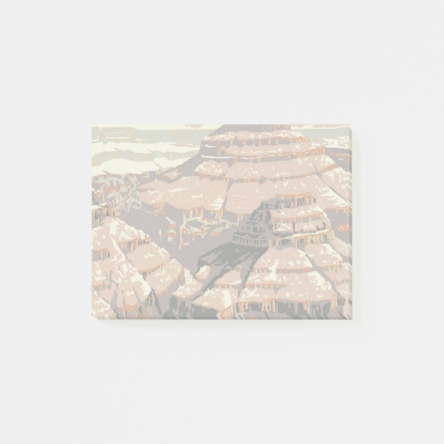 Grand Canyon Western Graphic Art American Post-it Klebezettel (Vorderseite)