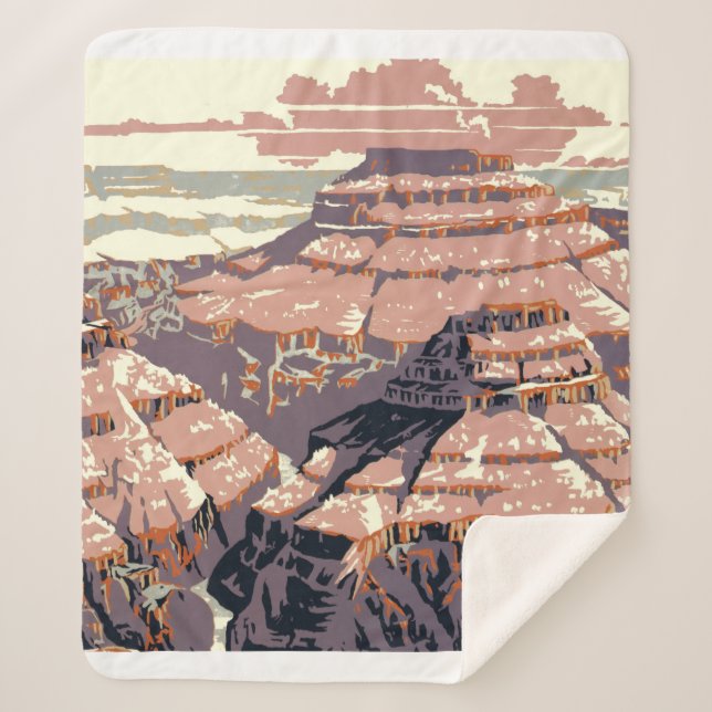 Grand Canyon Western Graphic Art American Sherpadecke (Vorderseite)