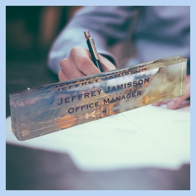 Grand Canyon, Wolken, Name und Titel, Acrylic Namensplakette (Von Creator hochgeladen)