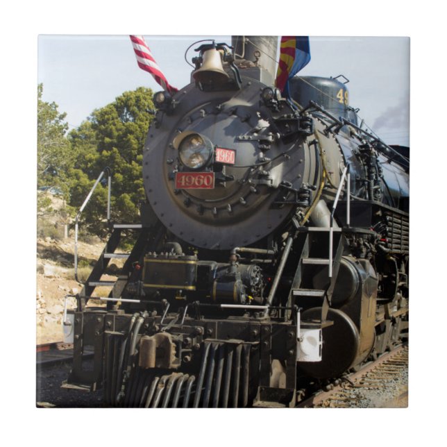 Grand Canyonbahndampf-Motor 4960 Fliese (Vorderseite)