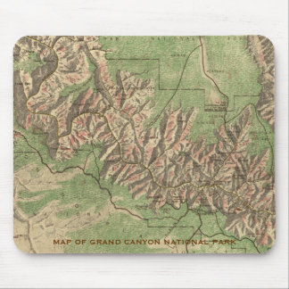 Grand- Canyonkarten-Mausunterlage Mousepad