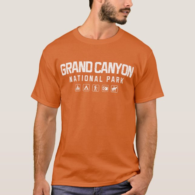 Grand- CanyonNationalpark-T-Shirt (dunkel) T-Shirt (Vorderseite)