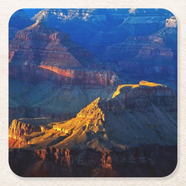 Grand- Canyonsüdkante Rechteckiger Pappuntersetzer (Vorderseite)