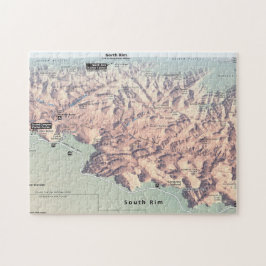 Grand- Canyonsüdkantekartenpuzzlespiel Puzzle