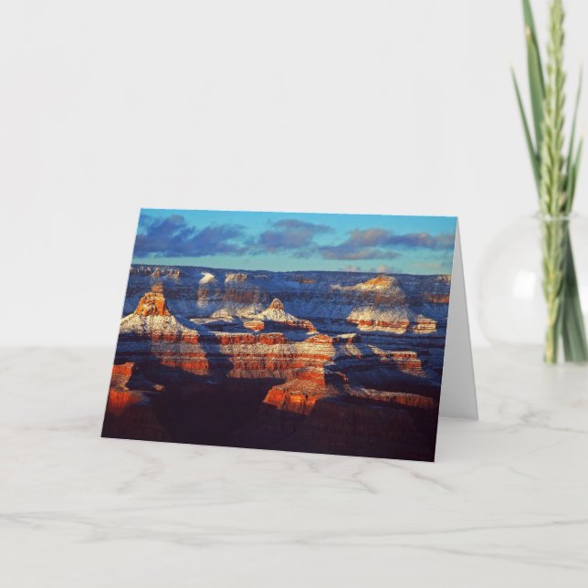 Grand- Canyonweihnachtskarte Feiertagskarte (Vorderseite)