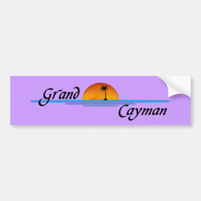 Grand Cayman Autoaufkleber (Vorne)