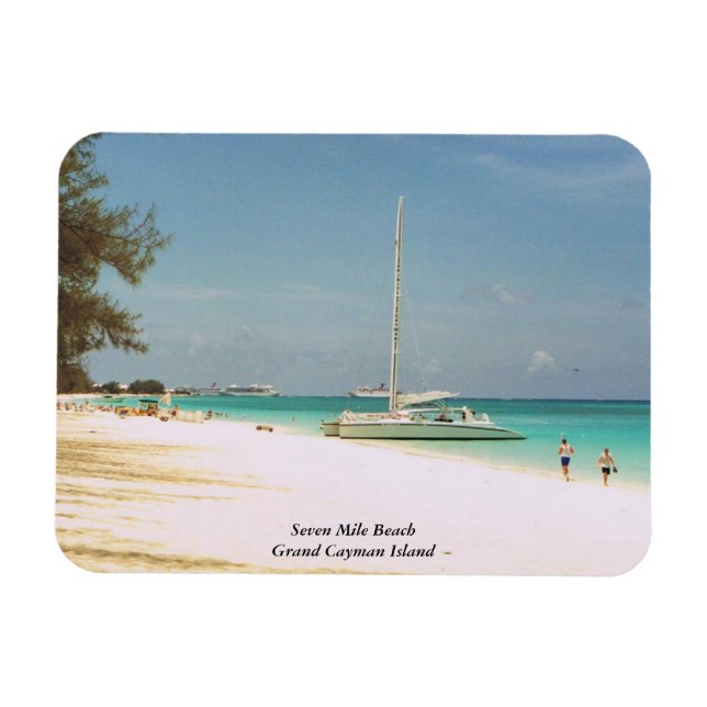 Grand Cayman Foto Magnet (Horizontal)