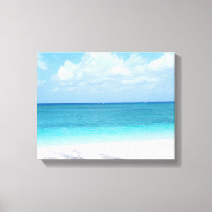 Grand Cayman Insel-Strand u. Ozean-Leinwand Leinwanddruck