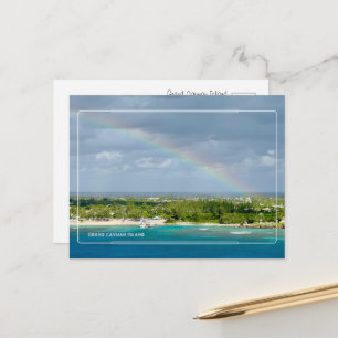 Grand Cayman Island Regenbogen Glück Postkarte