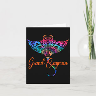Grand Cayman Islands 2025 Tribal Stingray Family V Karte