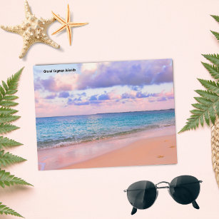 Grand Cayman Islands HDR Beach Postcard Postkarte