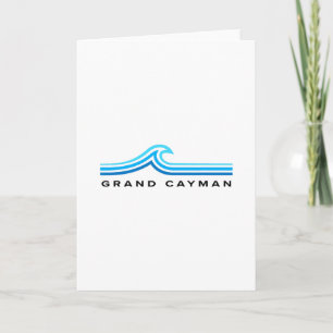 Grand Cayman Islands Wellen Vintage Herren Damen J Karte