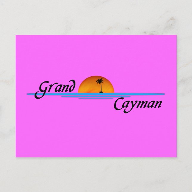 Grand Cayman Postcard Postkarte (Vorderseite)