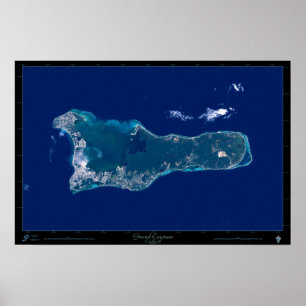 Grand Cayman Satellitenplakat Poster