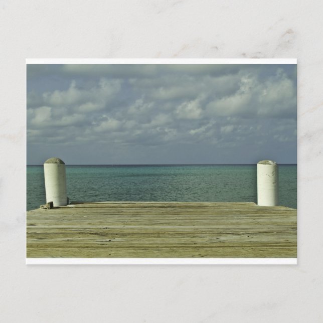 Grand Cayman Water Front Postkarte (Vorderseite)