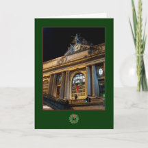 "Grand Central Christmas" - Urlaubskarte - Stadt