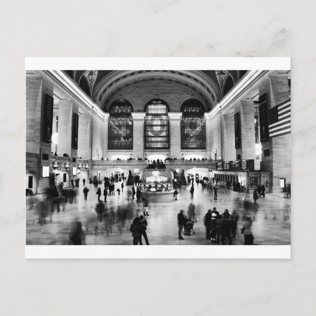 Grand Central Station - 100 Jahre Jahrestag Postkarte (Vorderseite)