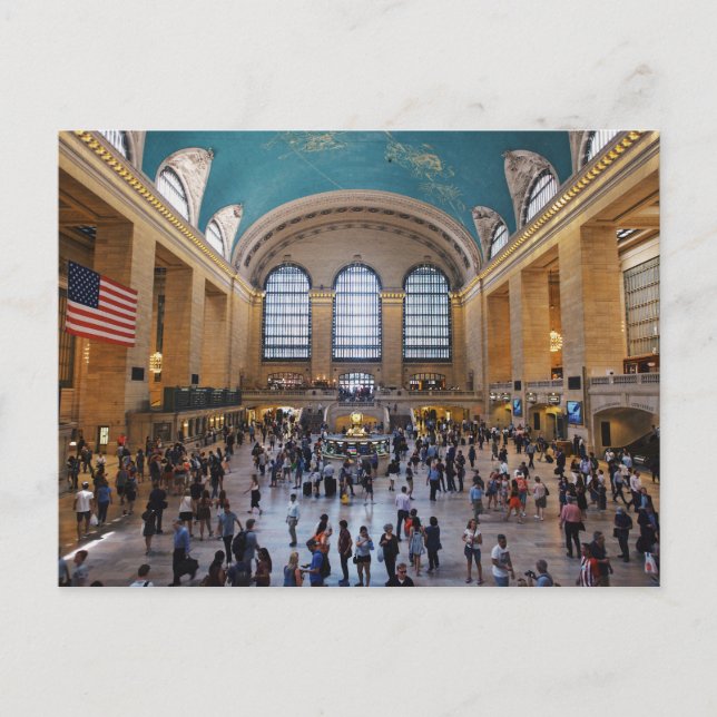 Grand Central Station / Full Color (NYC) Postkarte (Vorderseite)