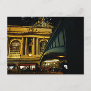 Grand Central Station - Night - New York City Postkarte
