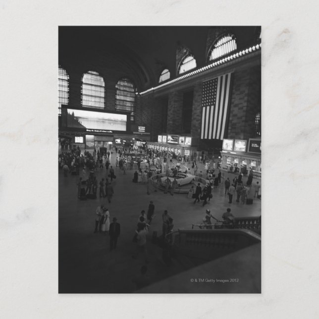 Grand Central Station Postkarte (Vorderseite)