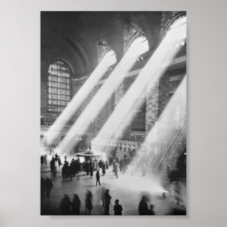 Grand Central Station, Schwarz-Weiß-Retrospektive Poster