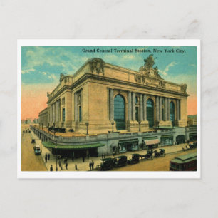 Grand Central Terminal, New York Vintag Postkarte