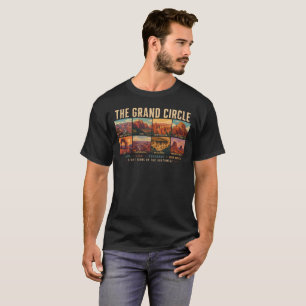 Grand Circle Nationalparks Landmark-Illustration T-Shirt