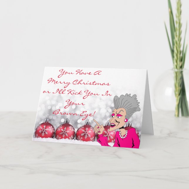 Grand Dame Christmas Card III Feiertagskarte (Vorderseite)