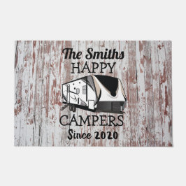 Grand Design Trailer Doormat mit rustikalem Bkgd Fußmatte