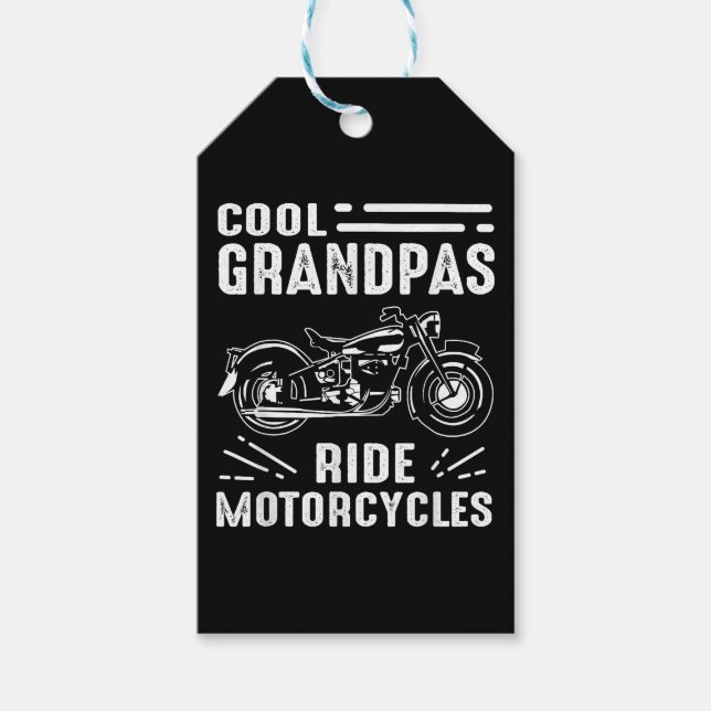 Grand Father Biker Geschenkanhänger (Vorderseite)