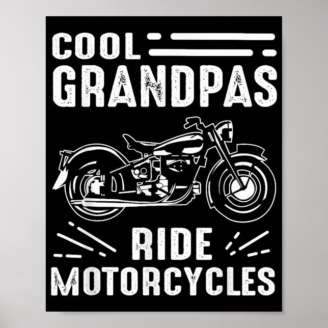 Grand Father Biker Poster (Vorne)