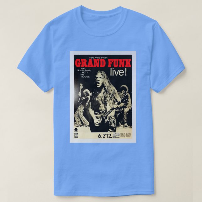 Grand Funk Konzert T-Shirt (Design vorne)