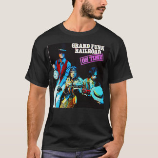 Grand Funk Railway on Time Sticker T-Shirt