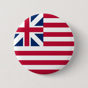 Grand Gewerkschaft USA erste Flagge Amerika Symbol Button