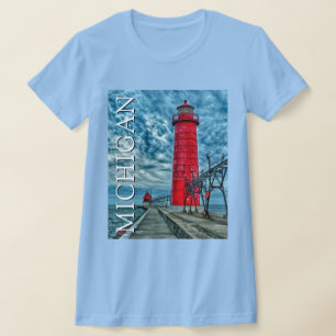 Grand Haven Leuchtturm Michigan T-Shirt