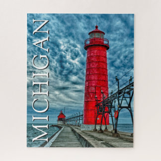 Grand Haven Lighthouse | Michigan Puzzle