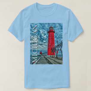 Grand Haven Lighthouse Michigan T-Shirt