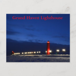 Grand Haven Lighthouse Postcard Postkarte